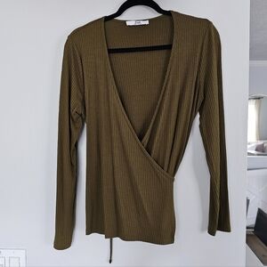 Wrap Sweater Made In Turkey